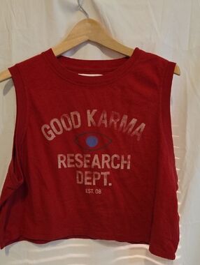 Spiritual Gangster | Good Karma Crawford Crop Tank – XL – NWT